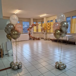 Allestimento completo per compleanno adulti.
