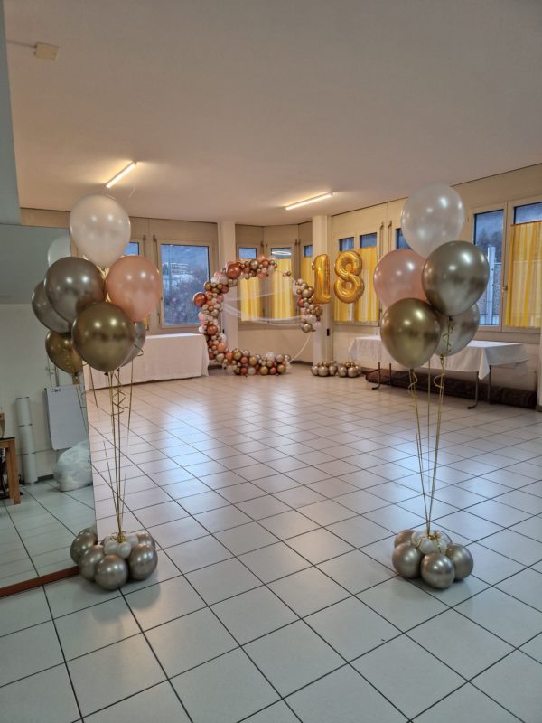 Allestimento completo per compleanno adulti.